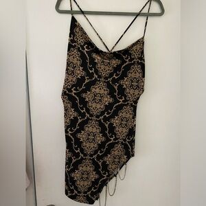 Long dress with design